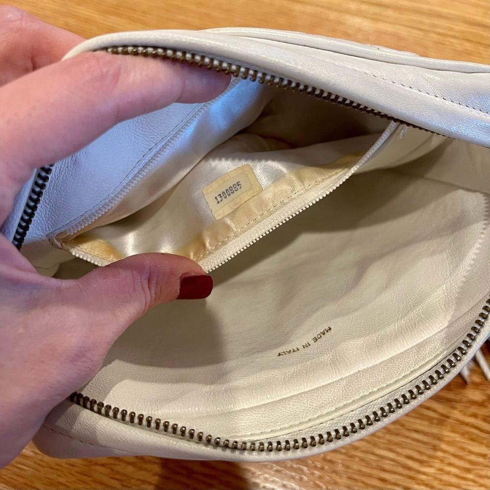 Chanel White Ivory Camera Bag Crossbody - Picture 13 of 13